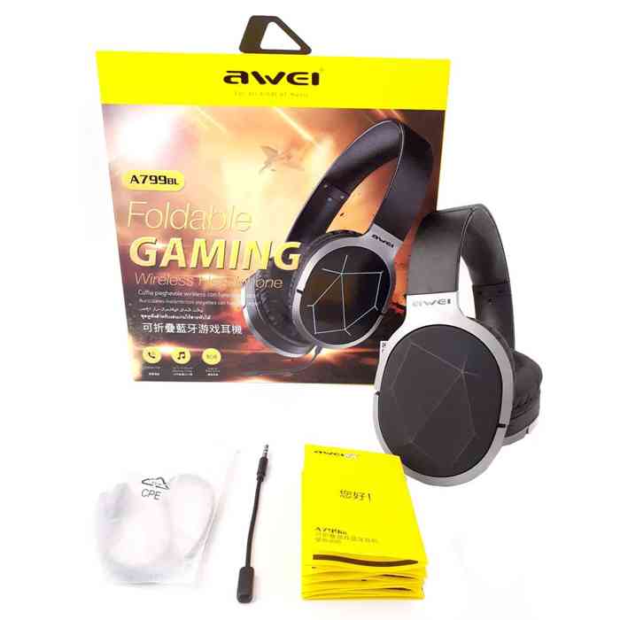 AWEI A799BL Foldable Gaming Wireless Headphone